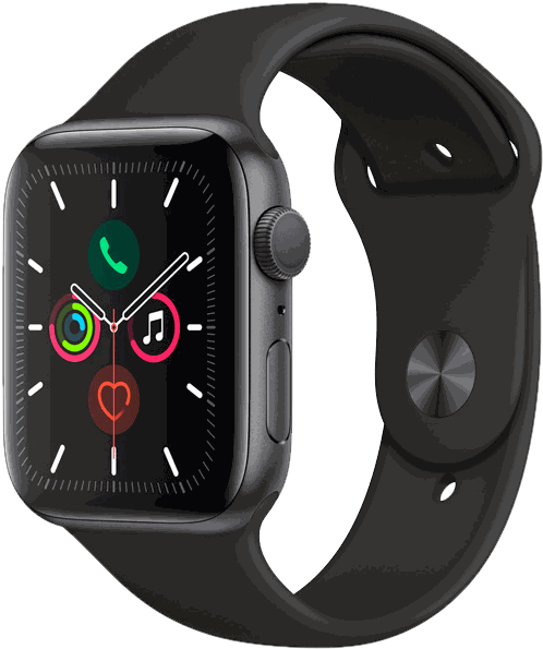 Apple Watch S5 44mm Space Gray Sport Band TRADE-ONE