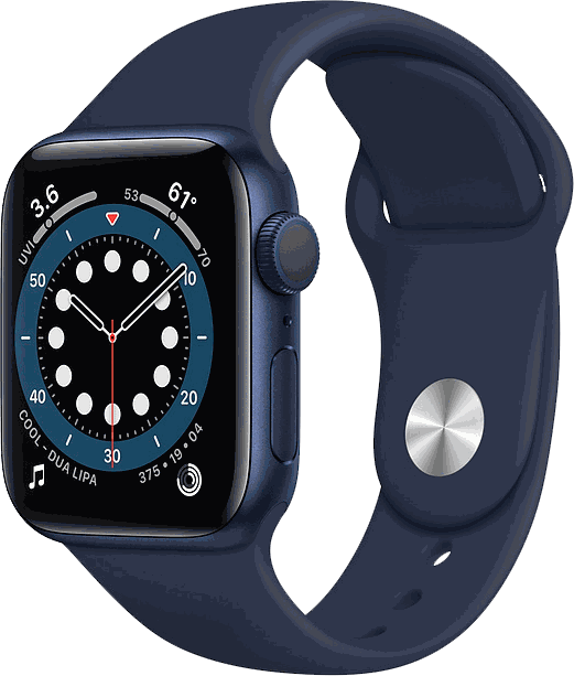 Apple Watch S6 40mm Blue Sport Band